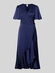 Cocktailkleid mit Volantsaum Modell 'THEA' von YAS - 43