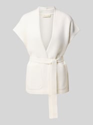 Regular Fit Strickjacke aus reiner Schurwolle Modell 'FAVILLA' von MM by Max Mara - 4