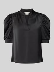 Regular fit blouseshirt met pofmouwen, model 'Roella' van Neo Noir - 8