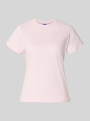 Regular fit t-shirt van puur katoen model 'Damatee_B' van HUGO Blue Fuchsia - 35