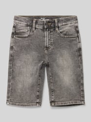 Szorty jeansowe o kroju slim fit z mieszanki bawełny od s.Oliver RED LABEL - 14