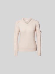 Pullover mit gerippten Abschlüssen von Victoria Beckham Pink - 19