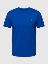 T-Shirt mit Label-Stitching von Polo Ralph Lauren Türkis - 32