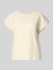 Regular fit T-shirt in ajourbreisel-look model 'MAYA' van VERO MODA - 36