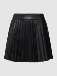 Minirock mit Plisseefalten Modell 'SKIRT PETIT' von Mango Grau / Schwarz - 47