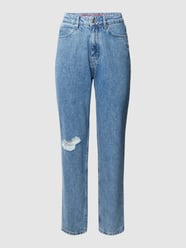 Jeans mit Label-Patch von HUGO Blau / Türkis - 10