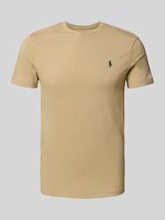 T-shirt o kroju custom slim fit z wyhaftowanym logo od Polo Ralph Lauren - 11