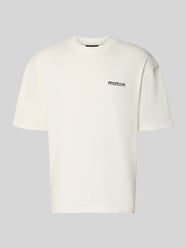 Oversized t-shirt z wyhaftowanym logo model 'Stege' od PEGADOR - 42