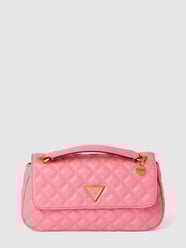 Torba na ramię z pikowaniem model ‘GIULLY’ od Guess Fuksjowy - 45