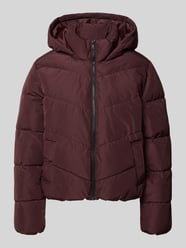 Regular Fit Steppjacke mit Kapuze Modell 'CLAIR' von ONLY Bordeaux - 5