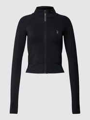 Trainingsjacke mit Logo-Detail Modell 'LARA' von Juicy Couture Sport Schwarz - 38