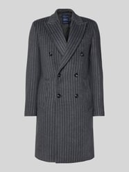 Regular fit lange jas van wolmix van Christian Berg Men - 40