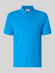 Straight Fit Poloshirt mit Label-Stitching von Calvin Klein Jeans - 6