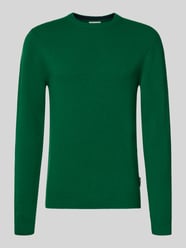 Sweter z dzianiny o kroju oversized z prążkowanymi wykończeniami od Casual Friday - 16
