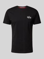 T-Shirt mit Label-Print von Alpha Industries Schwarz - 33