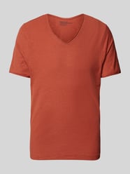 T-Shirt mit V-Ausschnitt von MCNEAL Orange - 28