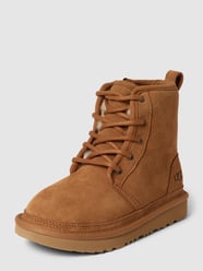 Veterboots met labeldetails, model 'NEUMEL' van UGG Bruin - 38
