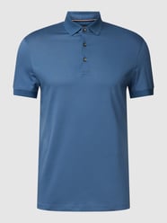 Poloshirt mit Label-Stitching von Tommy Hilfiger Blau - 25