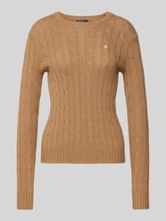 Strickpullover mit Zopfmuster Modell 'JULIANNA' von Polo Ralph Lauren - 12