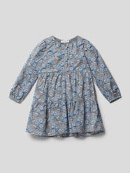 Blusenkleid mit Allover-Muster Modell 'llanes' von Mango Grau - 28