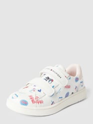 Sneakers met logomotief, model 'SKYLER' van T.Hilfiger Kids Shoes Wit - 38