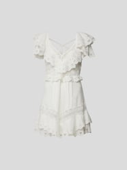 Minikleid mit Spitzenbesatz von Iro Weiß - 21