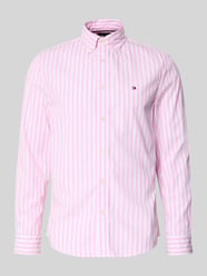 Regular Fit Freizeithemd aus Baumwoll-Popeline von Tommy Hilfiger Pink - 12