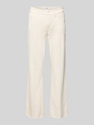 Flared jeans in 5-pocketmodel, model 'FRANCESCA' van Cambio Beige - 33