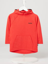 Hoodie met kangoeroezak, model 'Funtsi' van reima Rood - 31