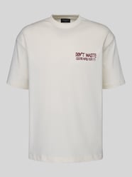Oversized T-Shirt aus reiner Baumwolle Modell 'JOVI' von Don´t Waste Culture Beige - 21