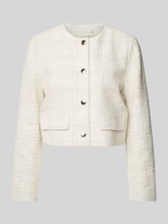 Regular fit korte blazer in bouclékwaliteit met effect garen van s.Oliver BLACK LABEL - 27