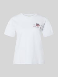 T-shirt met ronde hals en labelstitching van GANT - 14