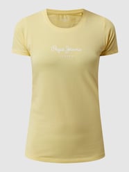 T-Shirt mit Print Modell 'New Virginia' von Pepe Jeans Gelb - 9