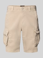 straight fit shorts met cargozakken model 'Core' van Superdry Beige - 6