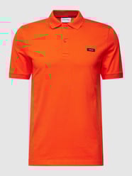 Poloshirt met labelpatch van CK Calvin Klein Oranje - 26