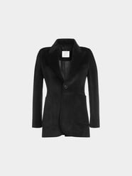 Taillierter Samtblazer von VETEMENTS Grau / Schwarz - 41