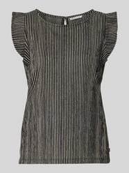Bluzka o kroju relaxed fit z fakturowanym wzorem od Tom Tailor Denim - 7