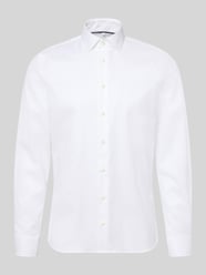 Koszula o kroju slim fit z mieszanki bawełny od Jake*s - 4