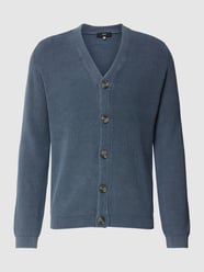 Gebreid jack met V-hals, model 'CiKabe' van Cinque Blauw / turquoise - 8