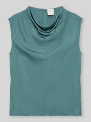 Bluzka bez rękawów o kroju regular fit z wiskozy od Calvin Klein Womenswear - 8