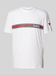 T-Shirt mit Logo-Muster Modell 'JAMEY' von Guess Activewear Weiß - 7