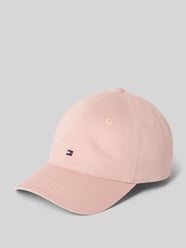 Czapka z daszkiem z czystej bawełny od Tommy Hilfiger Fuksjowy - 48