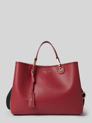 Handtasche mit Label-Anhänger Modell 'MYEA' von Emporio Armani Rot - 4