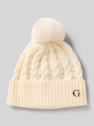 Strickmütze mit Label-Applikation von Guess - 32