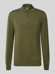 Regular Fit Troyer aus reiner Baumwolle Modell 'HALF ZIP' von Barbour - 38