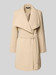 Mantel mit breitem Kragen und Bindegürtel von Lauren Ralph Lauren Beige - 10