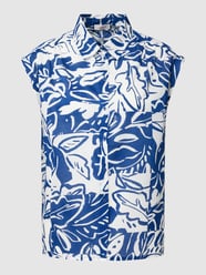 Bluse mit Allover-Print Modell 'Voile' von s.Oliver RED LABEL Blau - 34