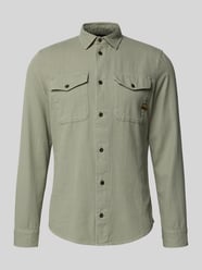 koszula casualowa o kroju slim fit z naszywką z logo model 'Marine' od G-Star RAW - 12