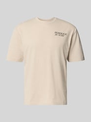 Regular Fit T-Shirt aus Baumwoll-Mix von s.Oliver RED LABEL Beige - 35