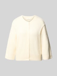 Strickjacke aus Woll-Mohair-Mix Modell 'Disille' von OPUS Beige - 37